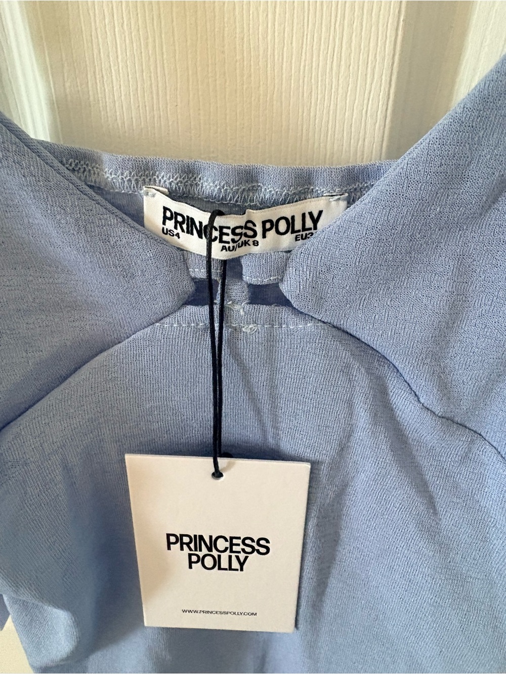 Princess Polly Blue Camisole. NWT Size 4 - Picture 3 of 6
